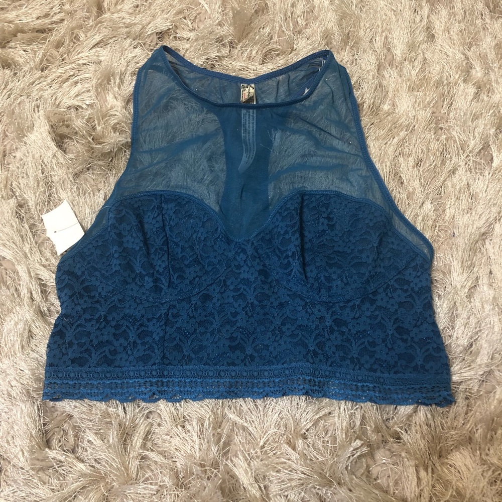 🖤Black Friday🖤 NWT Free People Lace Halter Bra - Picture 3 of 4